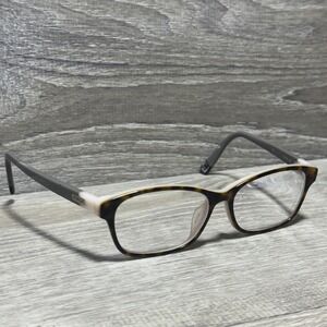 Furla Women Eyeglasses Square Brown Tortoise Shell Plastic 140mm DL01GQ TATE